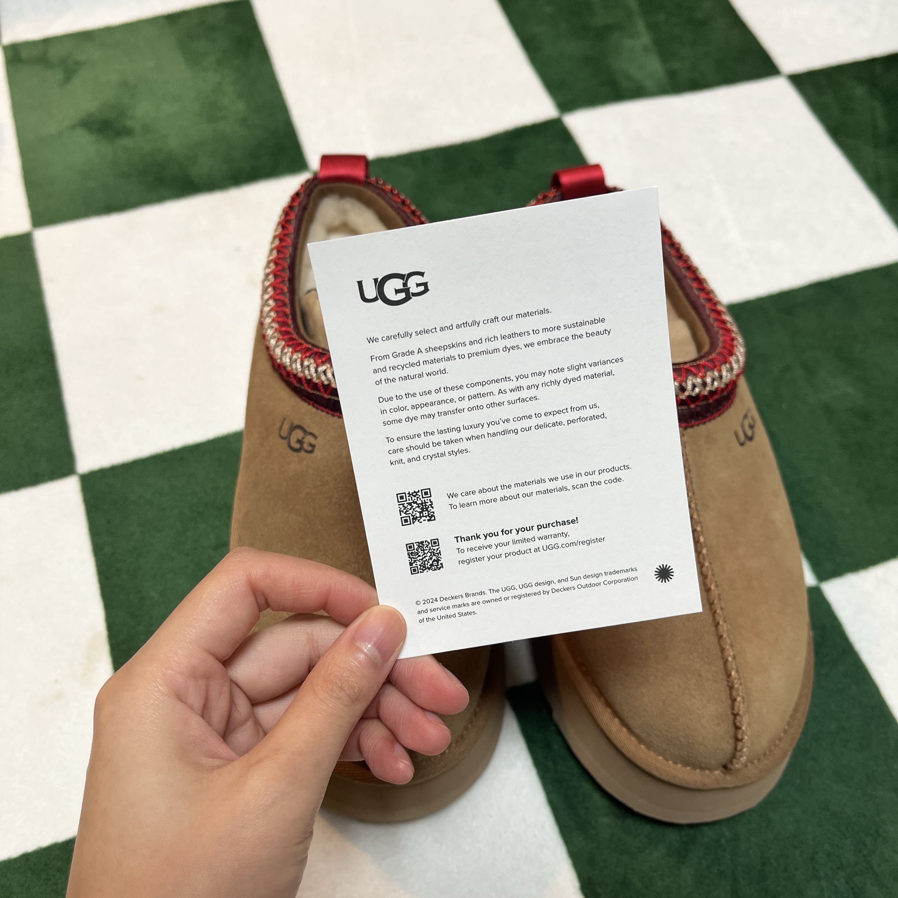 (W) UGG Tazz II Chestnut 착용 스타일 - 3