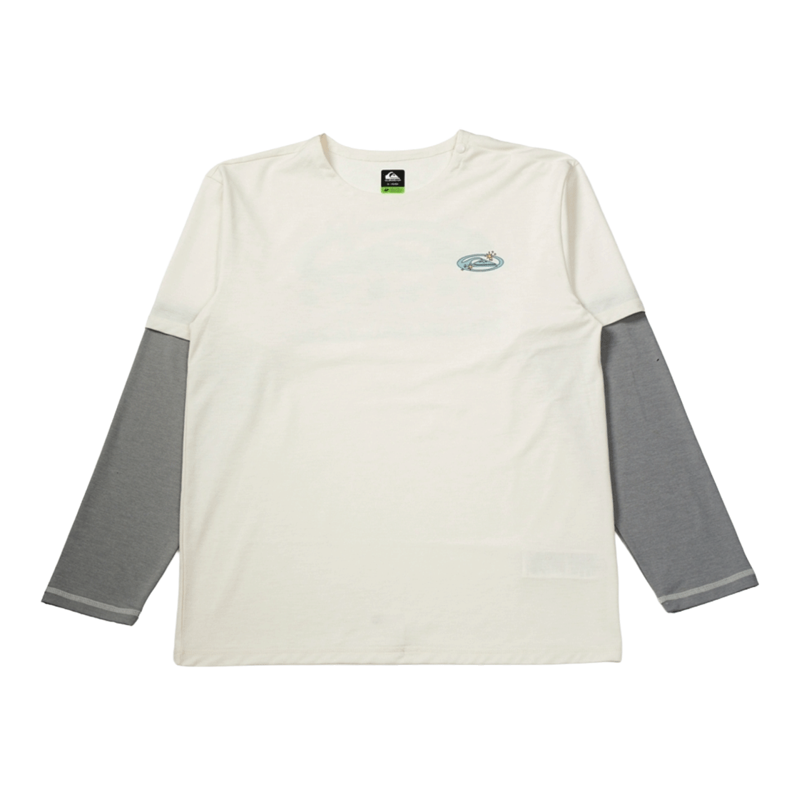 QF21RS037OWH QUIKSILVER UPF 50+ Nature Magic Layered Long Sleeves Rashguard (QF21RS037OWH)
