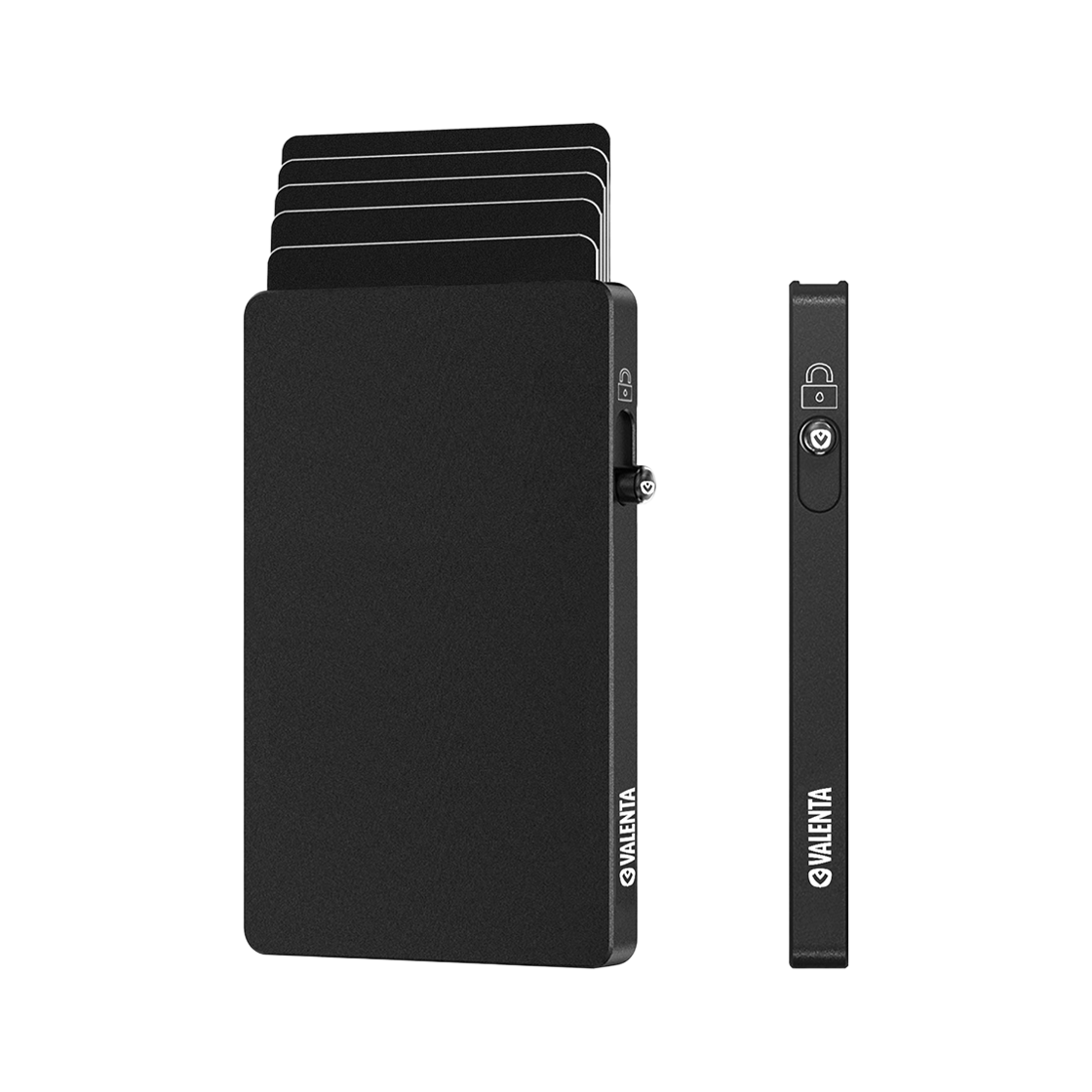 발렌타 알루미늄 맥세이프 카드지갑 블랙(VALENTA ALUMINUM MAGSAFE CARD WALLET BLACK)