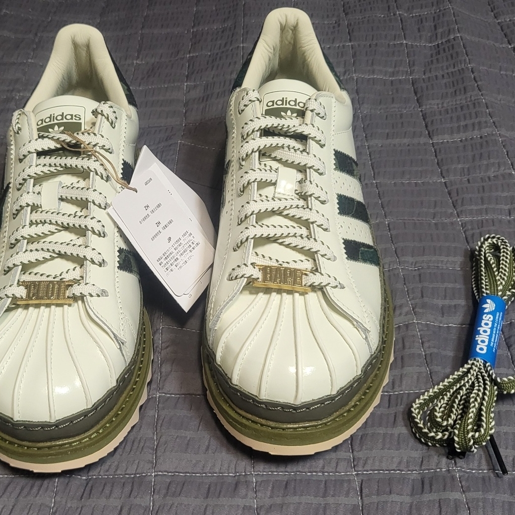 Adidas x BAPE x Edison Chen Clot Superstar Off White Branch 착용 스타일 - 2
