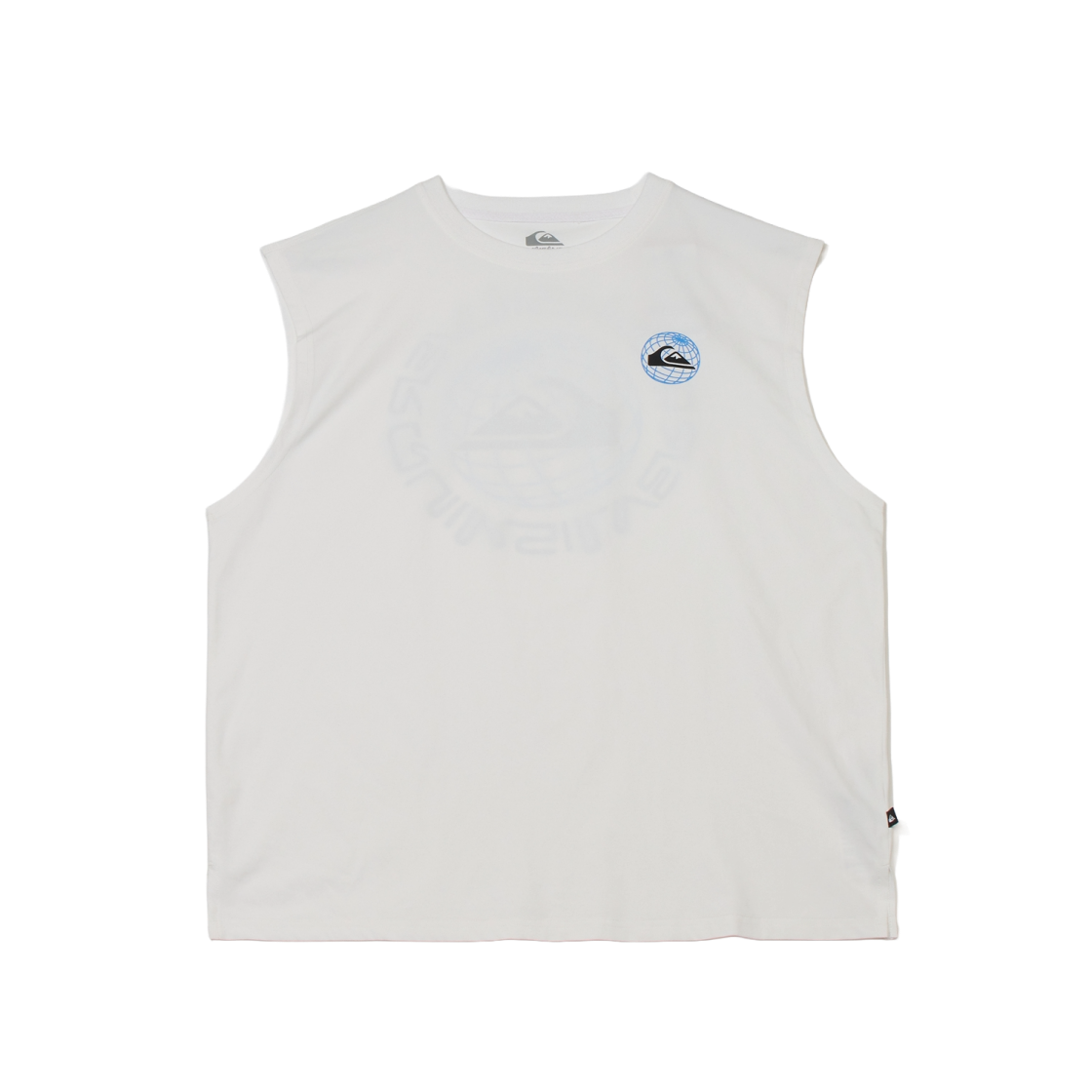 QF21SL079WHT QUIKSILVER Circle Sleeveless Rashguard (QF21SL079WHT)