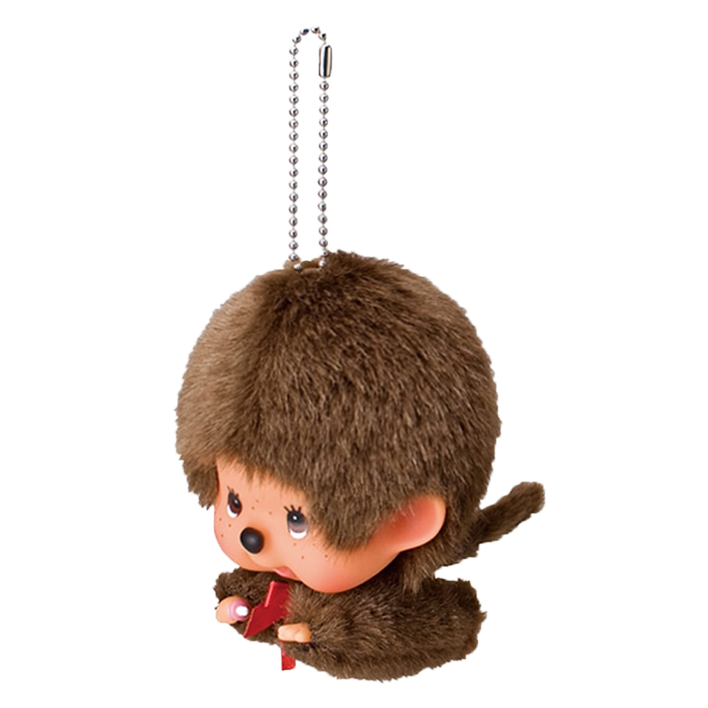 몬치치 플라이! 빅헤드 몬치치 키체인 보이(Monchhichi Fly! Big Head Monchhichi Boy K/C)