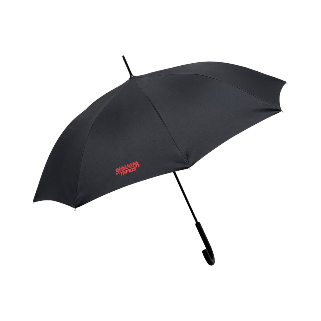 무신사 스탠다드 x 기묘한 이야기 업사이드 다운 자동 장우산 블랙(Musinsa Standard x Stranger Things Upside Down Auto Long Umbrella Black)