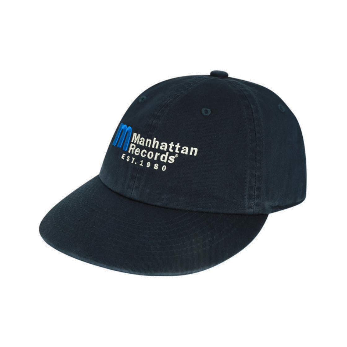 MR25CA013NA0 Manhattan Records M Classic Logo Cap - Navy