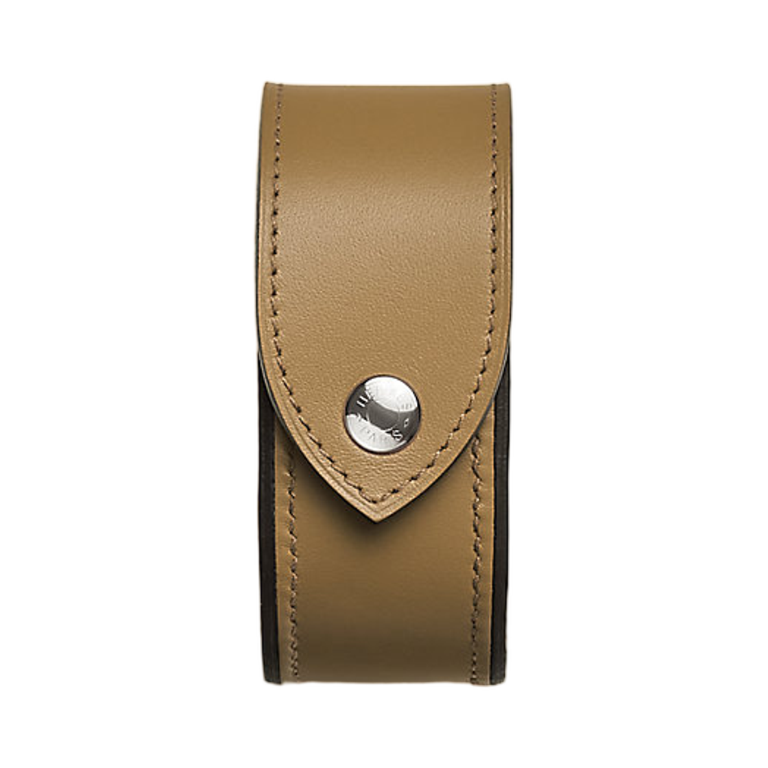 H085040CK1C Hermes PM Watch Case Tadelakt Calfskin & Palladium Poussiere