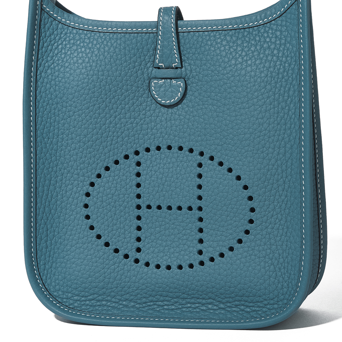 에르메스 에블린 16 아마존 백 클레망스 & 팔라듐 하드웨어 뉴 블루 진(Hermes Evelyne 16 Amazone Bag Clemence & Palladium New Bleu Jean) - 4