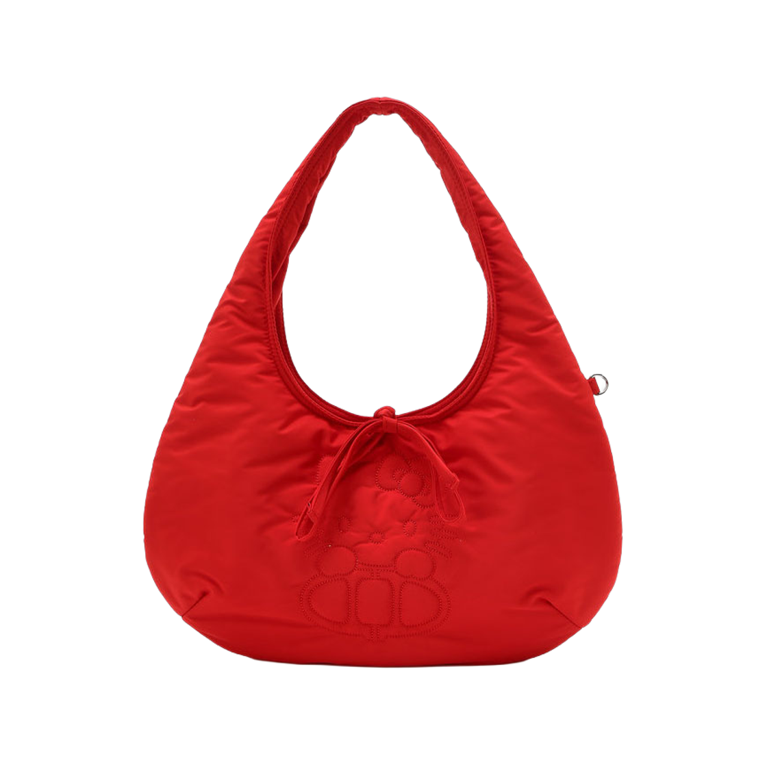 AABA6E015R2 Hello Kitty x Athe Red Kitty Embroidered Shoulder Bag