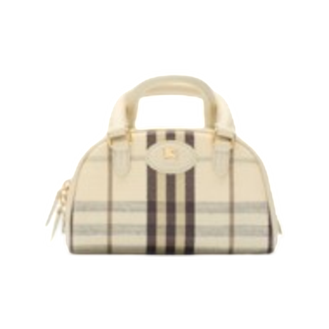 버버리 미니 하이랜드 볼링백 라이트 베이지(Burberry Mini Highlands Bowling Bag Light Beige) - 1