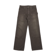 [더블적립]Farfromwhat Far Aged Brown Carpenter Pants