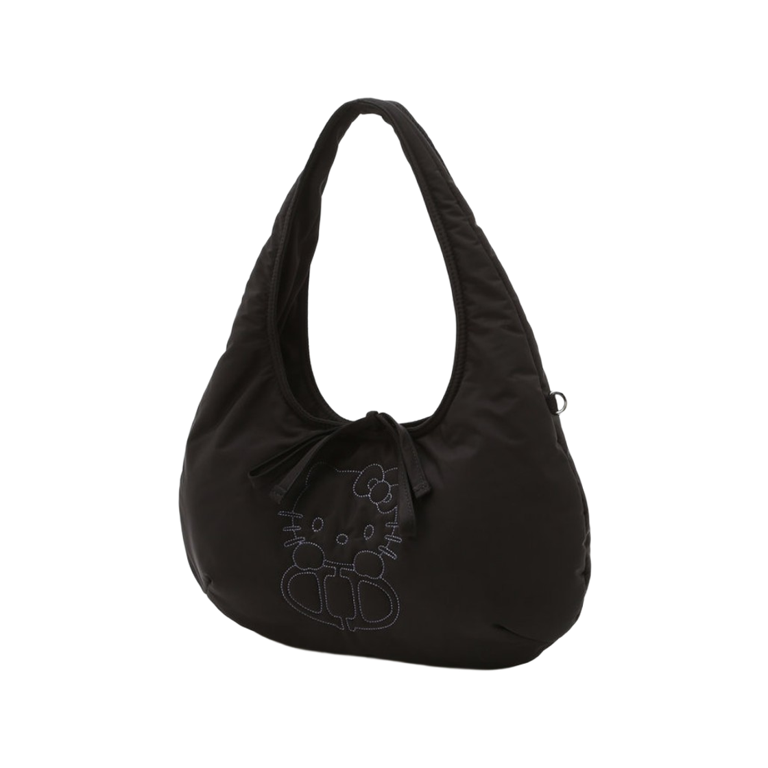 헬로키티 x 아떼 블랙 키티 자수 숄더백_AABA6E015BK(Hello Kitty x Athe Black Kitty Embroidered Shoulder Bag) - 2