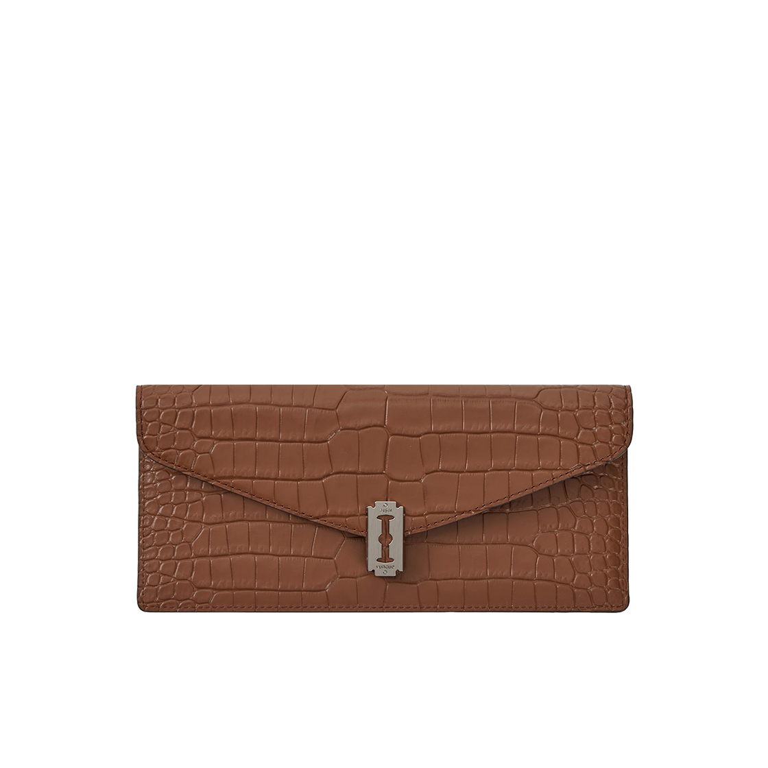 P0000FOA_K vunque Occam V Long Wallet Croco Camel