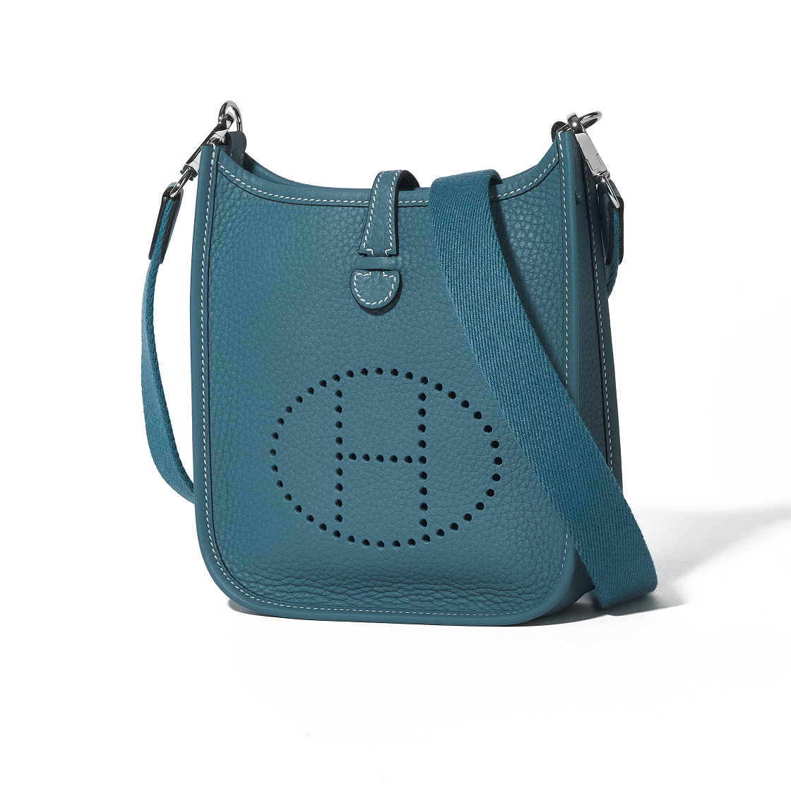 에르메스 에블린 16 아마존 백 클레망스 & 팔라듐 하드웨어 뉴 블루 진(Hermes Evelyne 16 Amazone Bag Clemence & Palladium New Bleu Jean) - 2