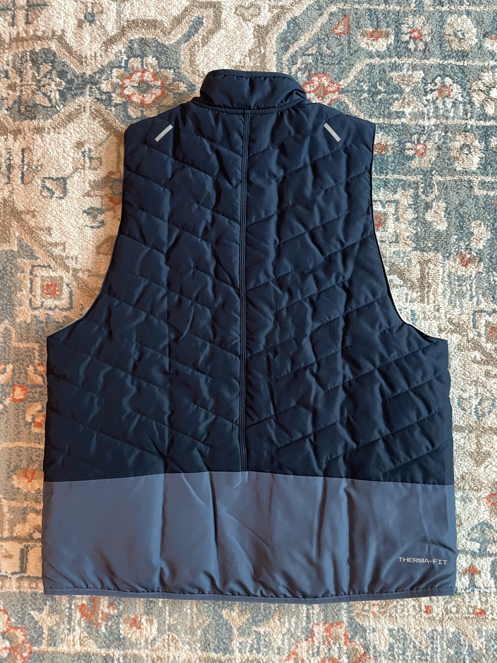 Nike Therma-Fit Repel Synthetic Fill Running Gilet Dark Obsidian Thunder Blue - Asia 착용 스타일 - 6