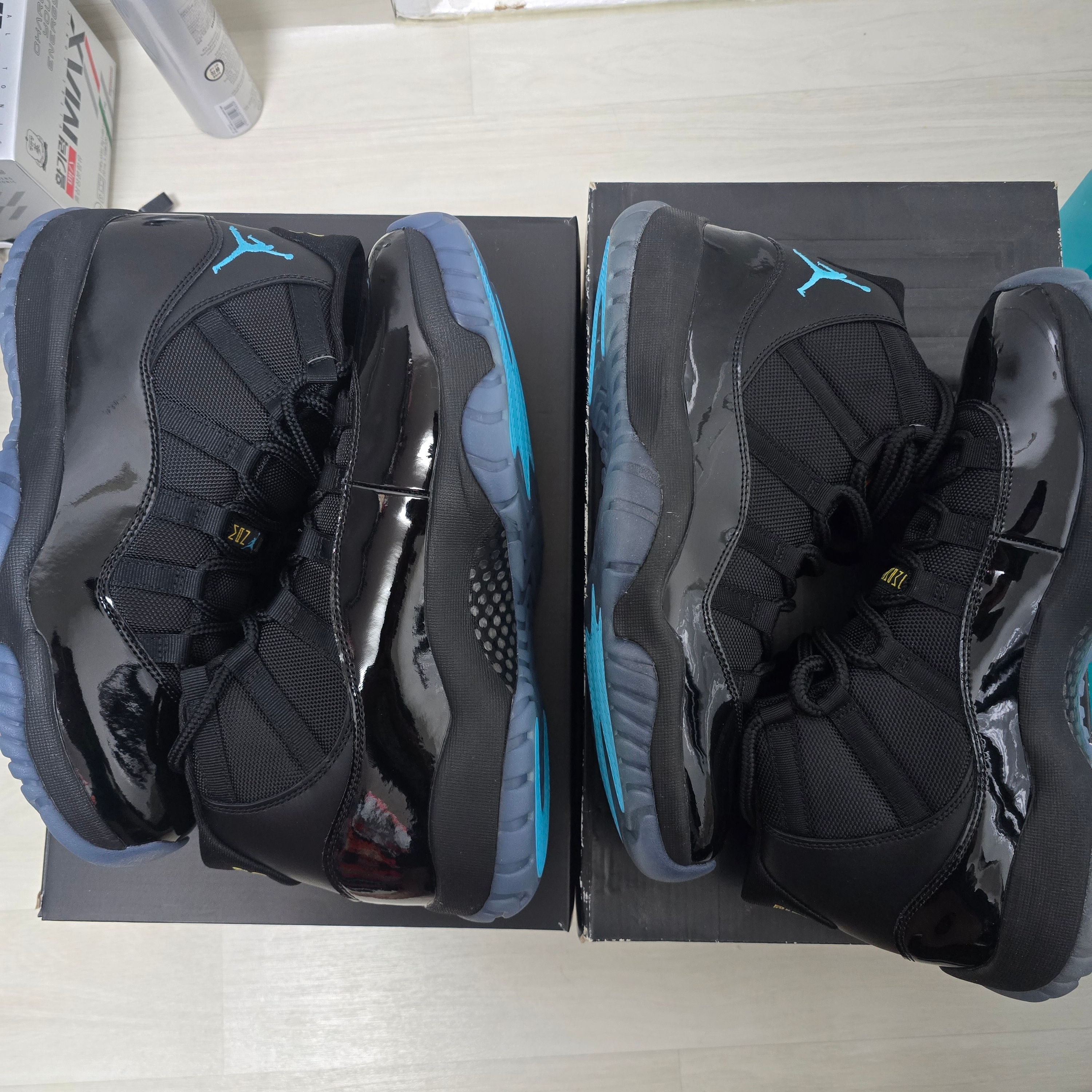 Jordan 11 Retro Gamma, Jordan 11 Retro Gamma Blue 착용 스타일 - 2