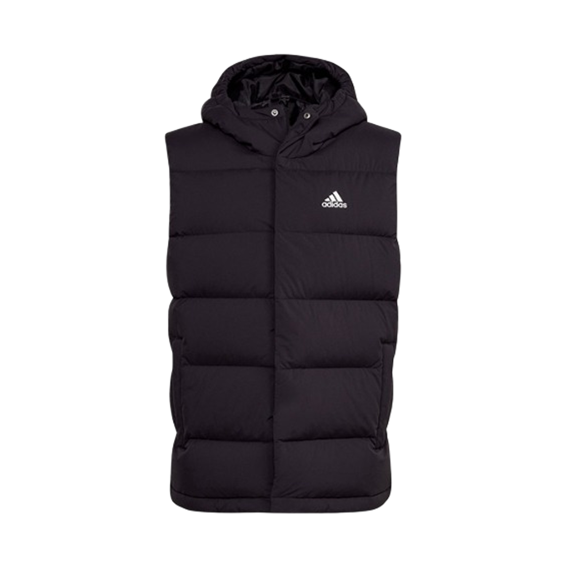 아디다스 헬리오닉 다운 베스트 블랙 - US 사이즈(Adidas Helionic Hooded Down Vest Black - US Sizing) - 1