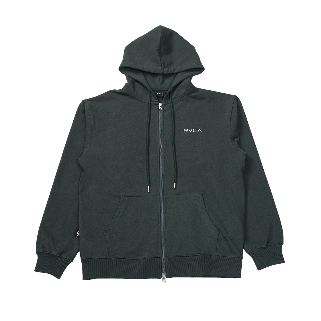 VF11ZP005DGR RVCA Logo Full Zipup Hoodie (VF11ZP005DGR)