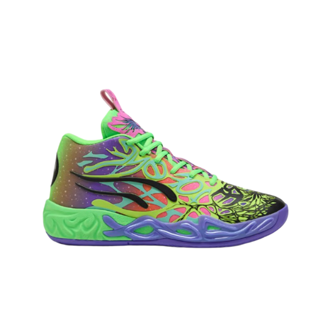 311309-01 Puma MB.04 Be You Black Electric Peppermint