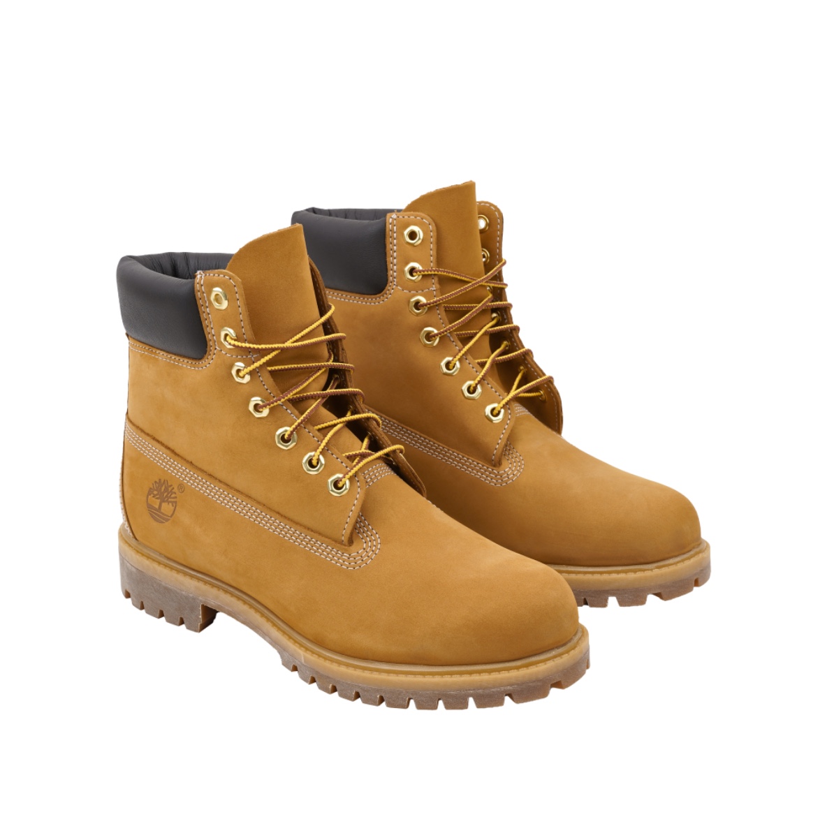 Timberland Premium 6 inch Waterproof Boot Wheat Nubuck - Wide 착용 스타일 - 1