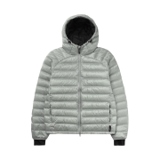 Featherdown Grid Jacket Light Grey