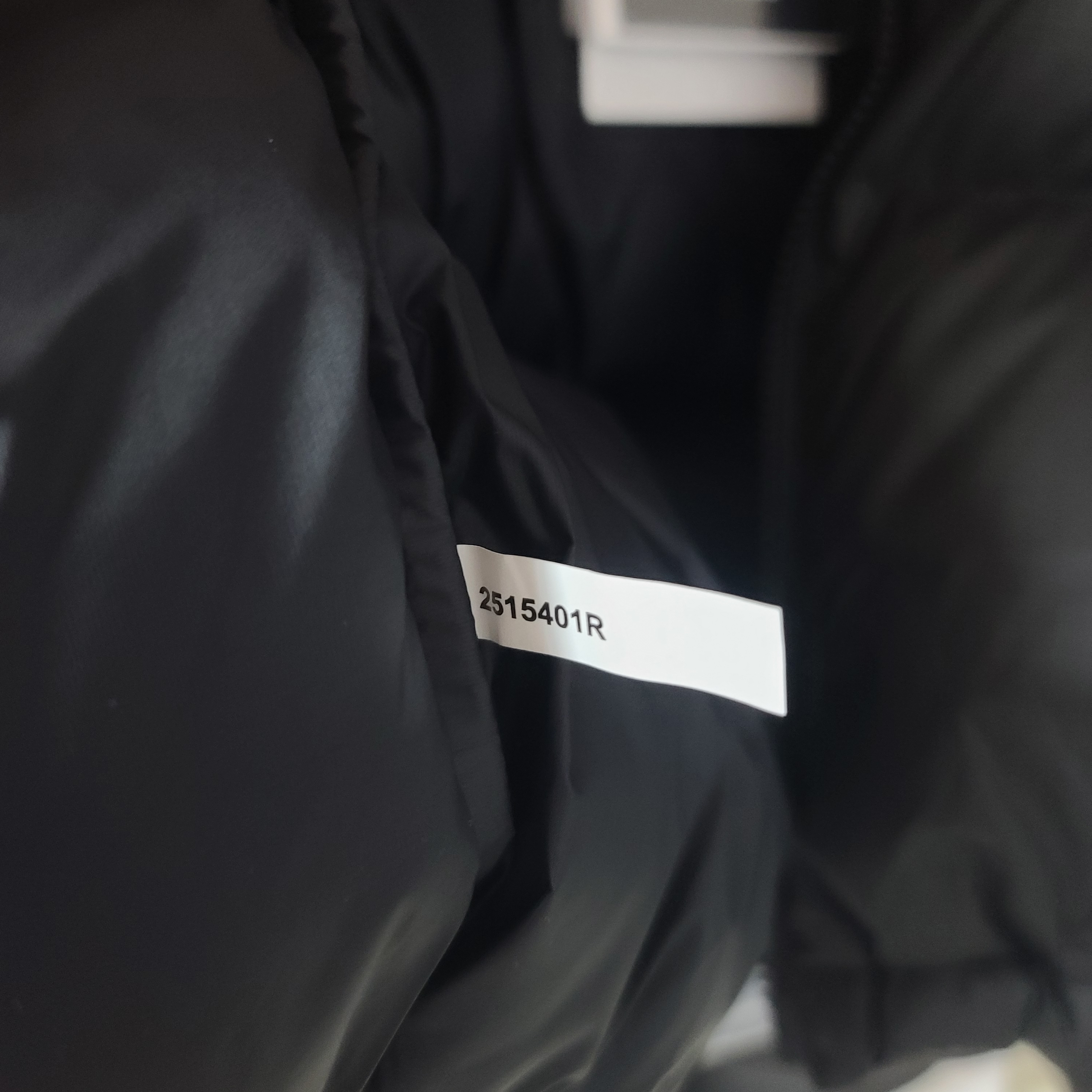 (W) The North Face White Label Novelty Nuptse Down Jacket Real Black 착용 스타일 - 9