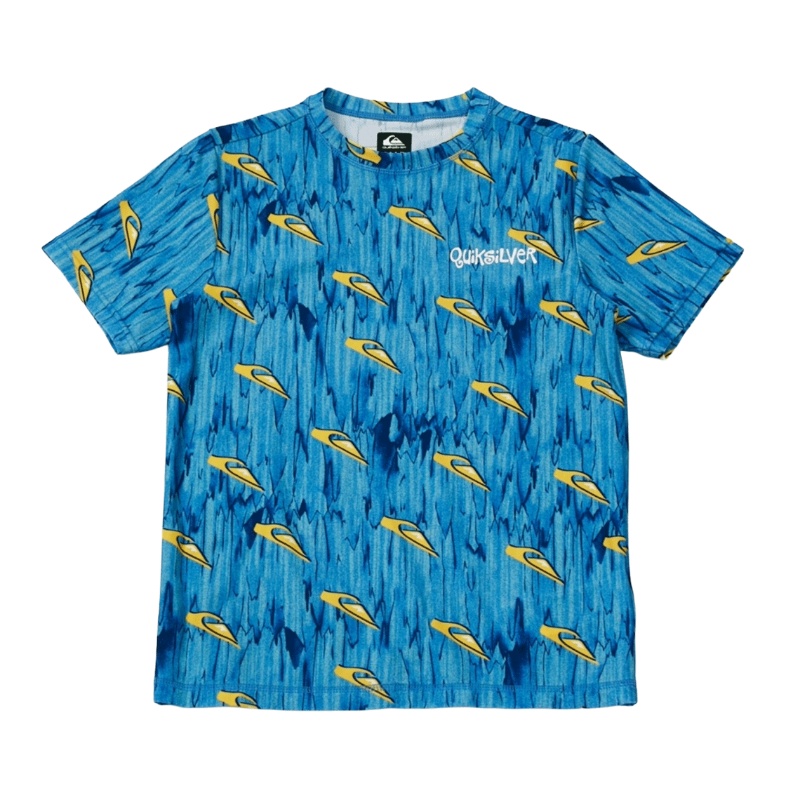 KF21BR065MNT QUIKSILVER Youth UPF 50+ Color Mix Short Sleeves Rashguard (KF21BR065MNT)