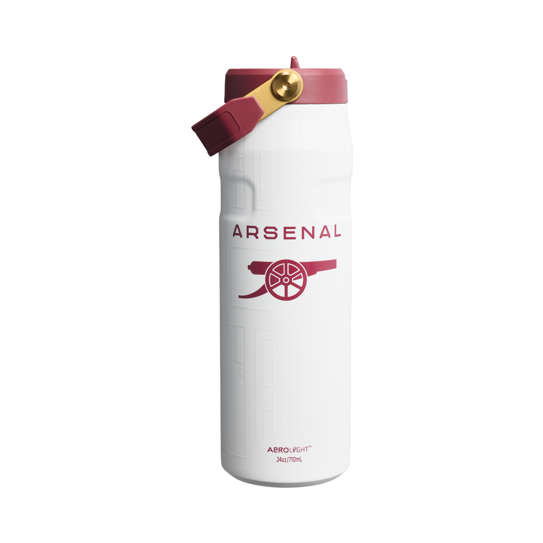 스탠리 x 아스널 아이스플로우 보틀 플립 스트로우 2.0 710ml 아스널 오마주(Stanley x Arsenal IceFlow Bottle Flip Straw 2.0 710ml Arsenal Homage)