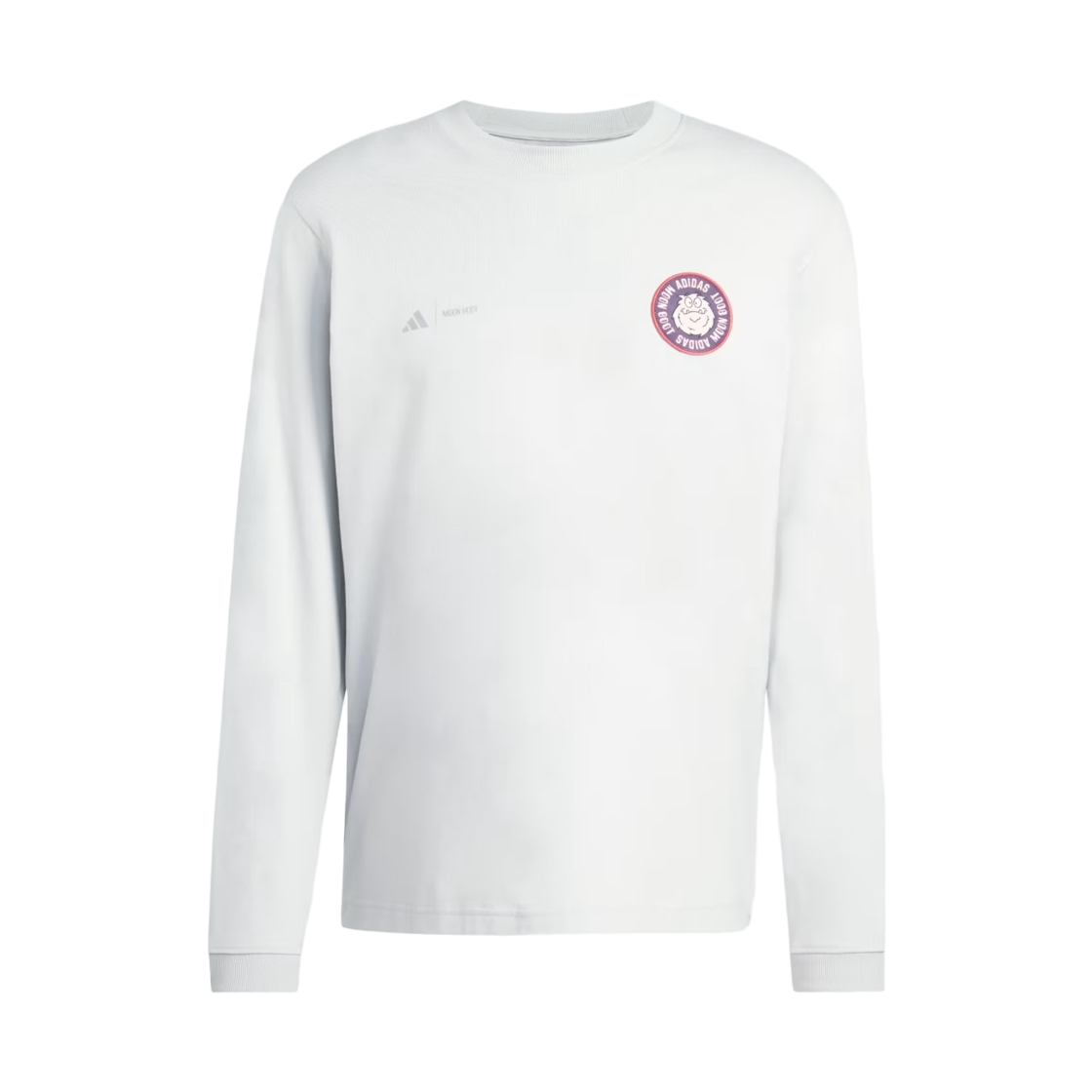 아디다스 x 문부츠 롱슬리브 티셔츠 원더 실버 - US 사이즈(Adidas x Moon Boot Long Sleeve T-Shirt Wonder Silver - US Sizing) - 1