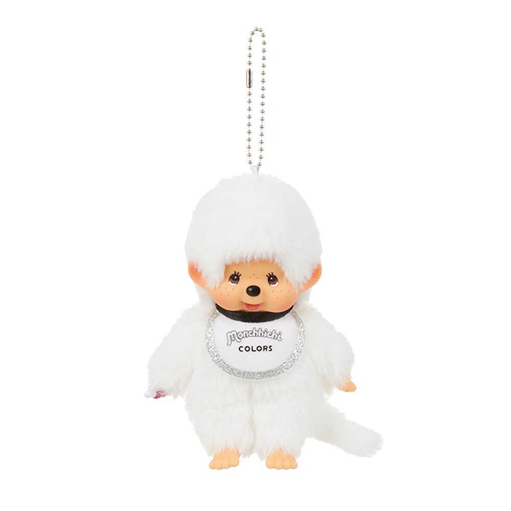 몬치치 COLORS 키체인 화이트(Monchhichi Monchhichi COLORS Keychain White)