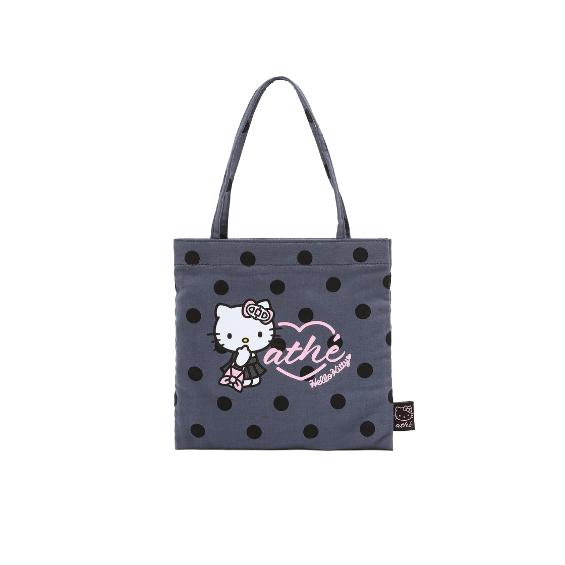 AABA6E022G3 Hello Kitty x Athe Dot Gray Tote Bag S
