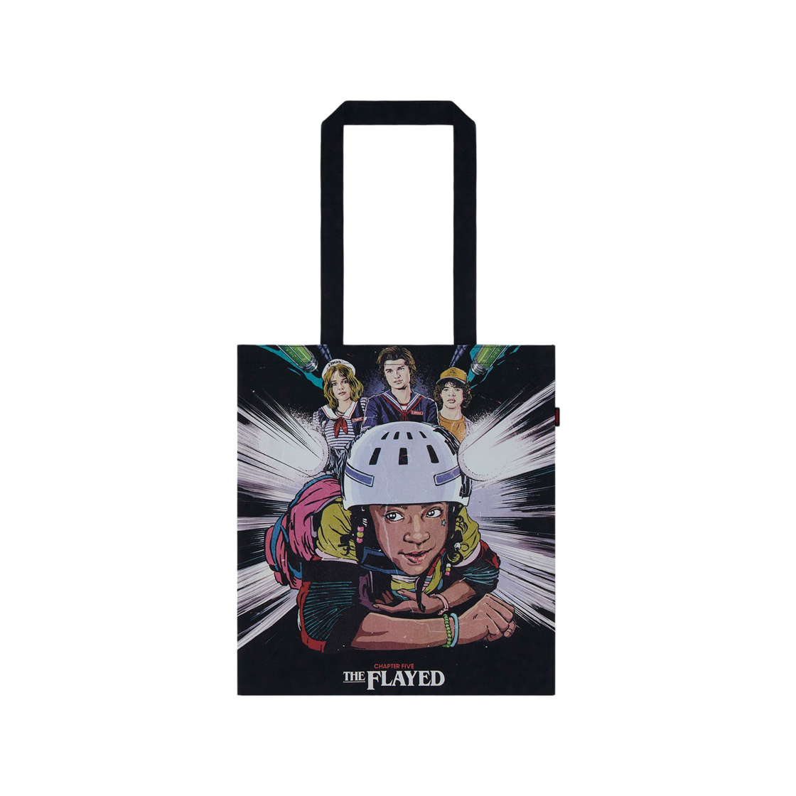 무신사 스탠다드 x 기묘한 이야기 더 프레이드 숄더백 블랙(Musinsa Standard x Stranger Things The Flayed Shoulder Bag Black)