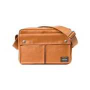 Porter Free Style Sling Bag W Zip Beige