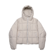 [KREAM 단독] Haleine Detachable Hooded Goose Down Jacket Creambeige (VJ406)