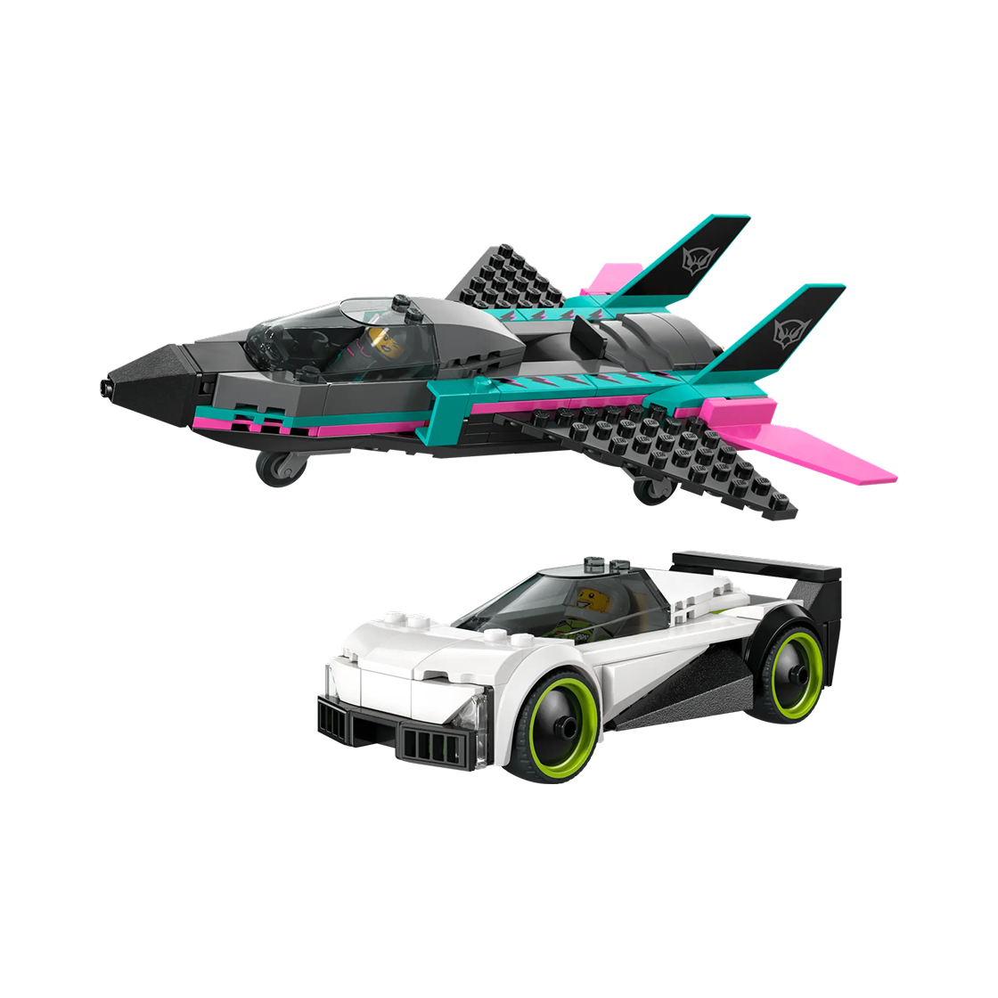 60489 Lego City Jet vs. Car