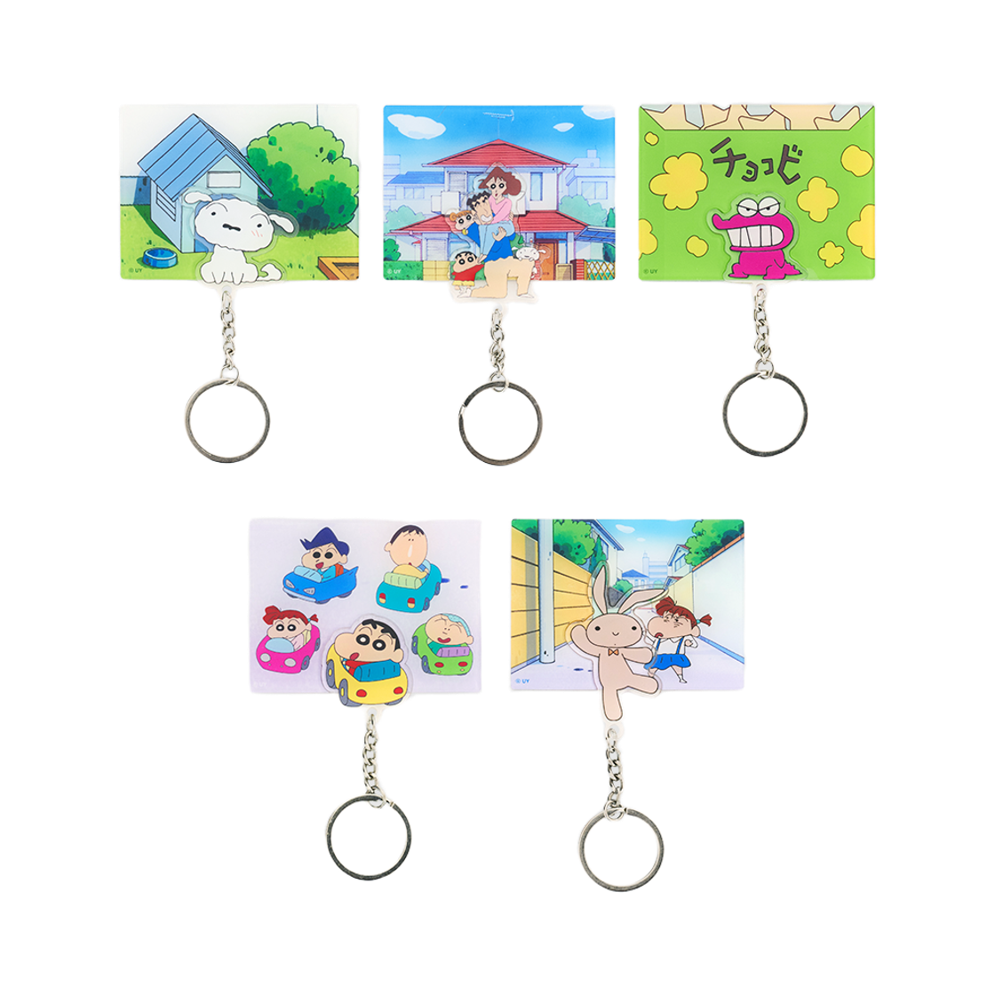 짱구는 못말려 마그넷 아크릴 키링 5종 택 1(Crayon Shin Chan Magnet Keyring)