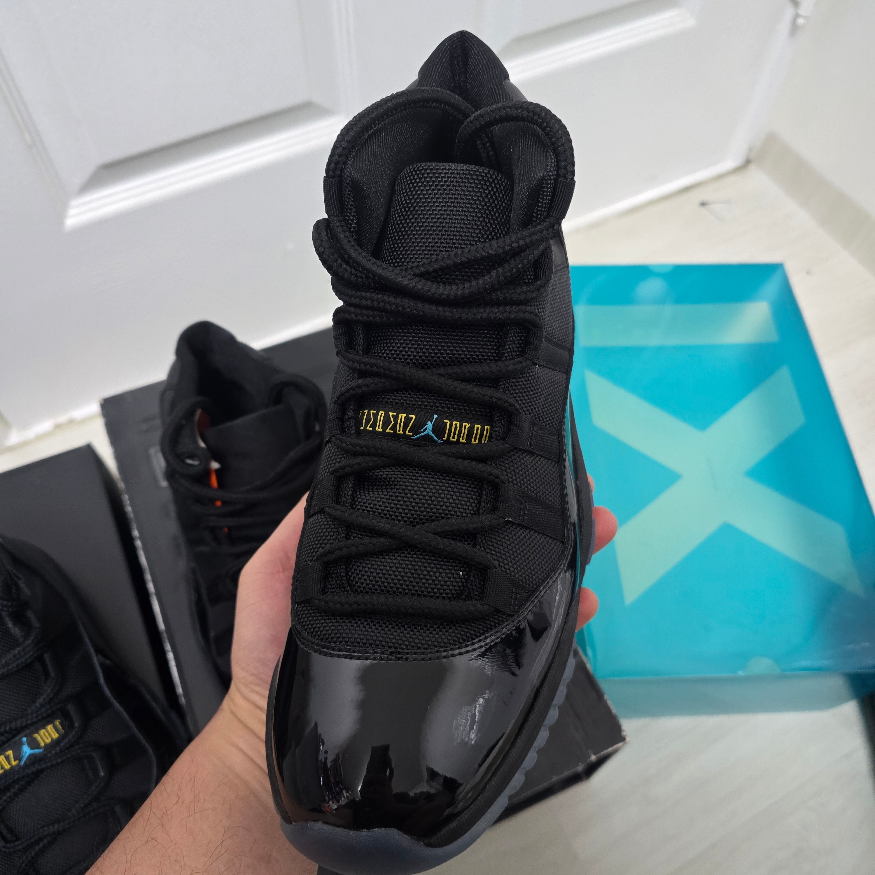 Jordan 11 Retro Gamma, Jordan 11 Retro Gamma Blue 착용 스타일 - 5