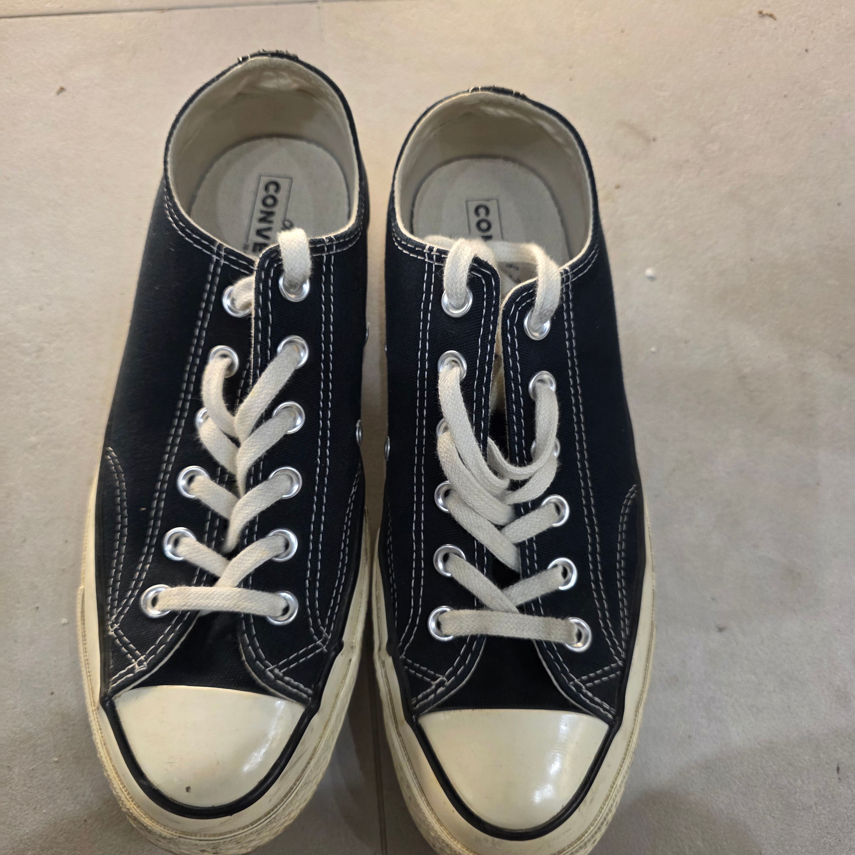 Converse Chuck 70 Ox Black - Standard 착용 스타일