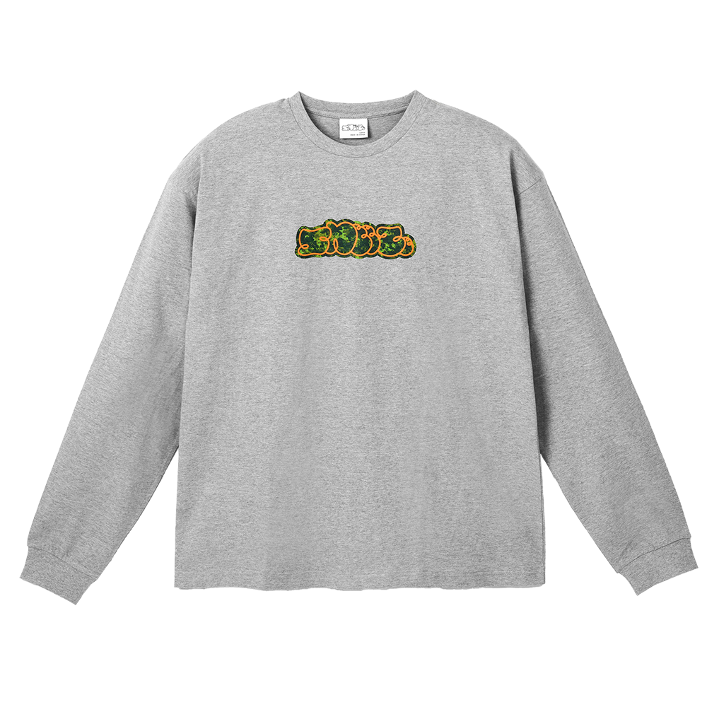 스니즈 매거진 디지 카모 롱슬리브 로고 티셔츠 그레이(SNEEZE Magazine Digi Camo LS Logo Tee - Grey)