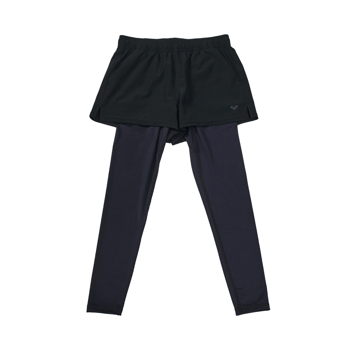 록시 주니어 투게더 서핑 걸 레이어드 워터 레깅스 (TF21RK093BLK)(ROXY Junior Together Surfing Girl Layered Water Leggings (TF21RK093BLK)) - 1