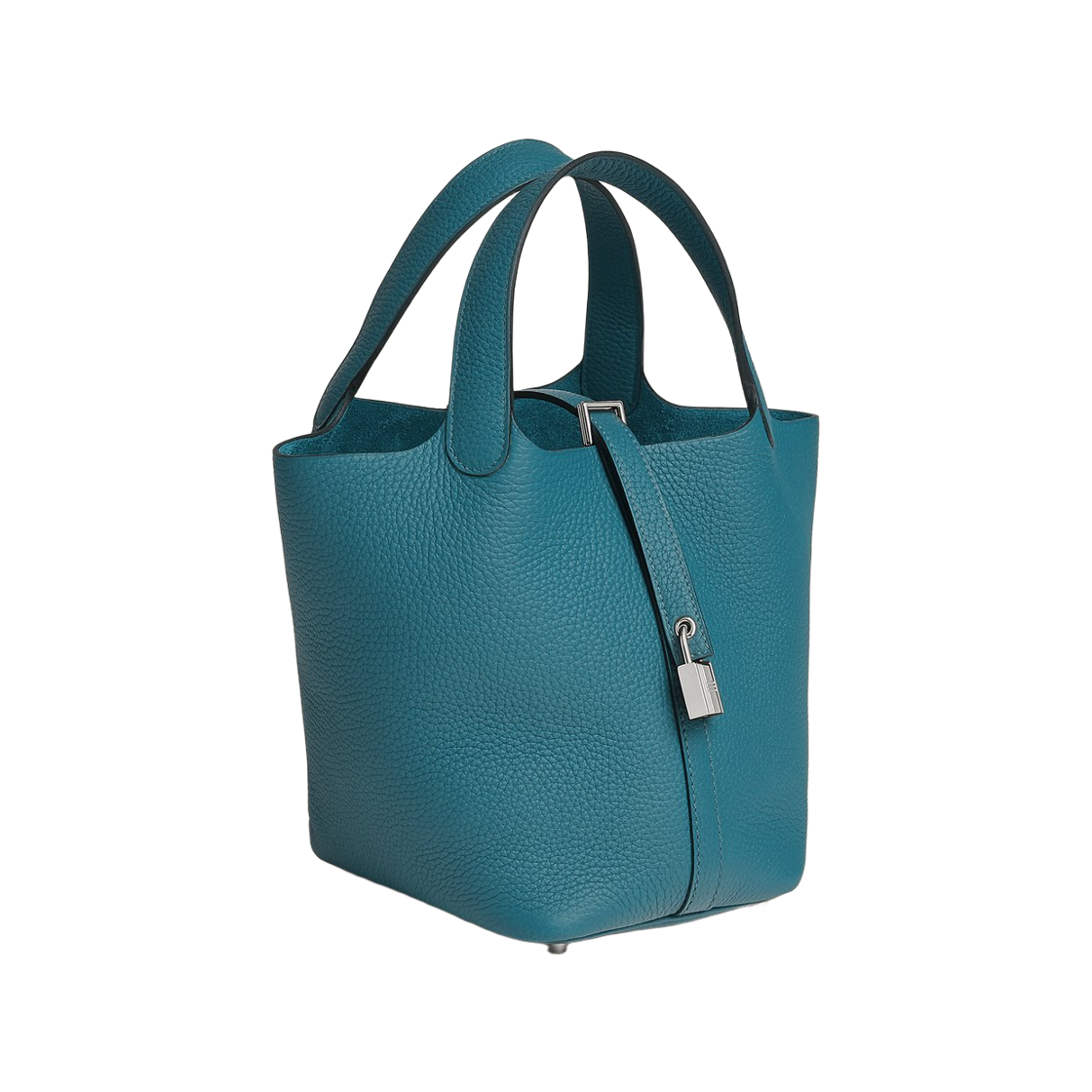 에르메스 피코탄 락 18 백 클레망스 & 팔라듐 하드웨어 뉴 블루 진(Hermes Picotin Lock 18 Bag Clemence & Palladium New Bleu Jean) - 3