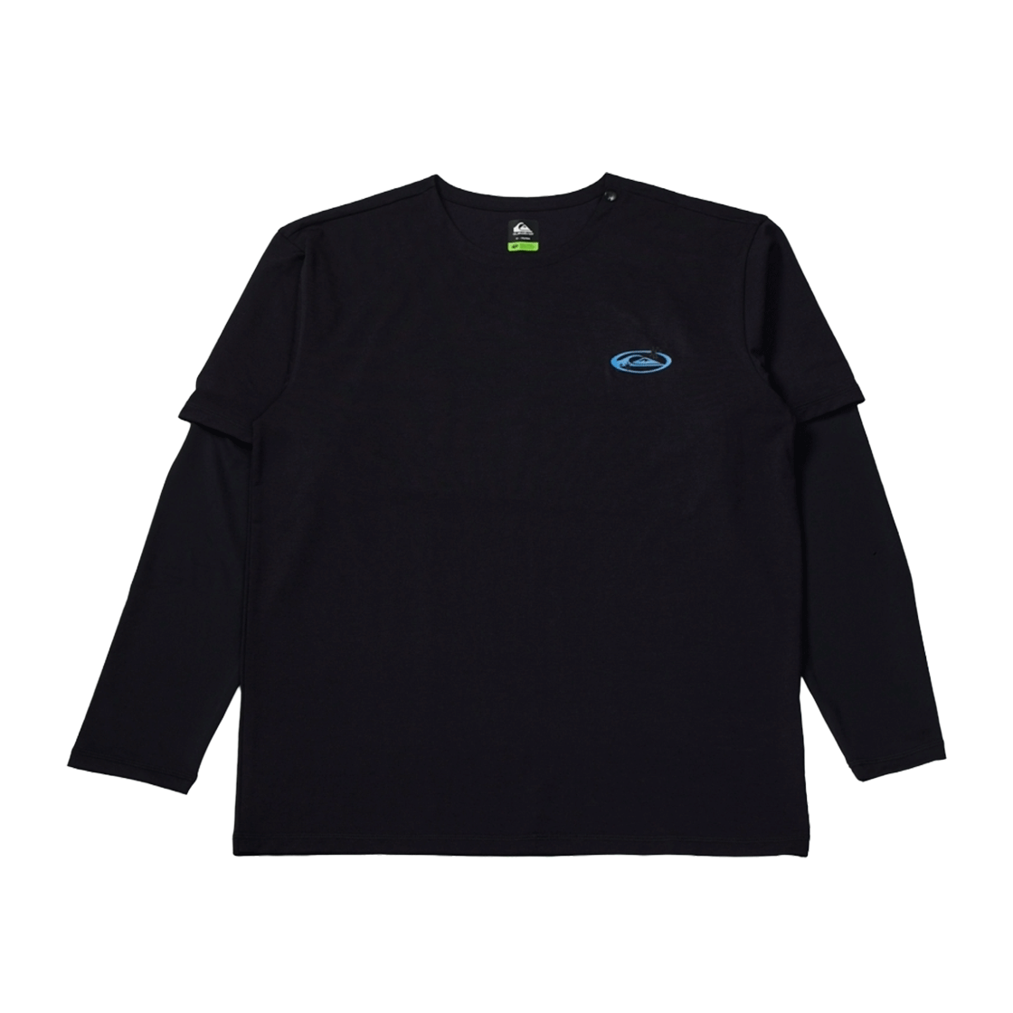 QF21RS037BLK QUIKSILVER UPF 50+ Nature Magic Layered Long Sleeves Rashguard (QF21RS037BLK)