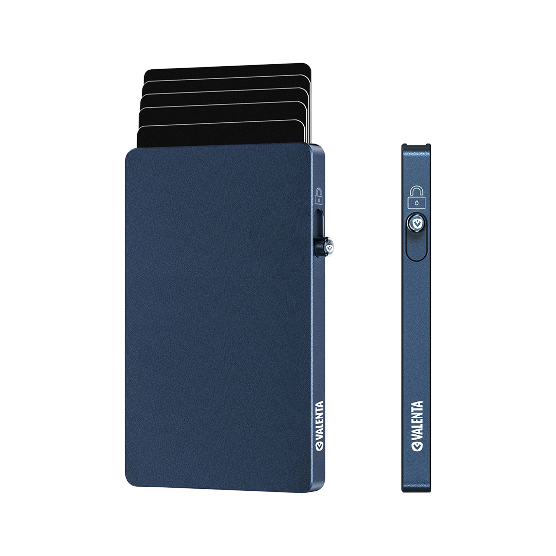 발렌타 알루미늄 맥세이프 카드지갑 블루 티타늄(VALENTA ALUMINUM MAGSAFE CARD WALLET BLUE TITANIUM)