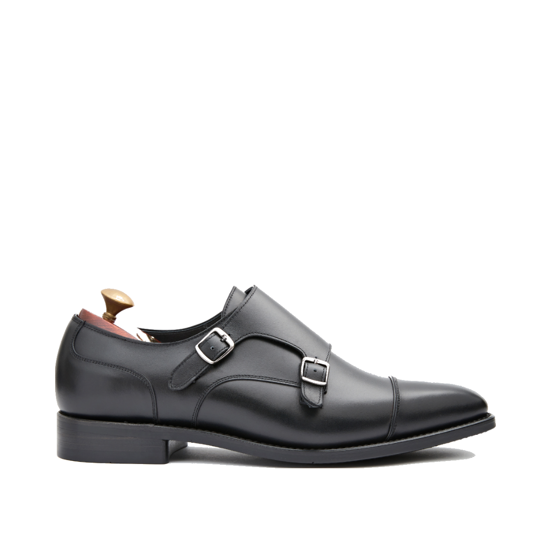 헤리티지 남성 더블 몽크 블랙