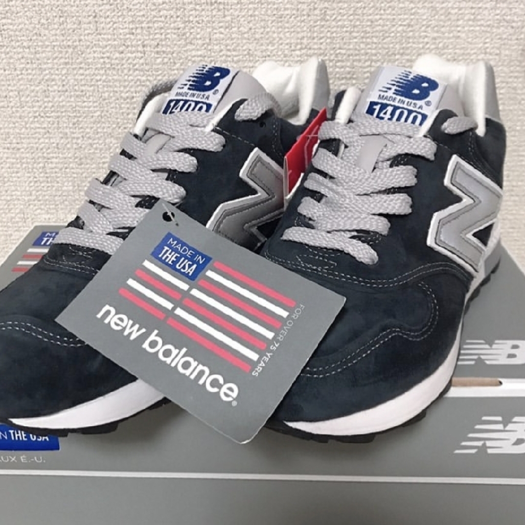 New Balance 1400 Made in USA Navy 착용 스타일