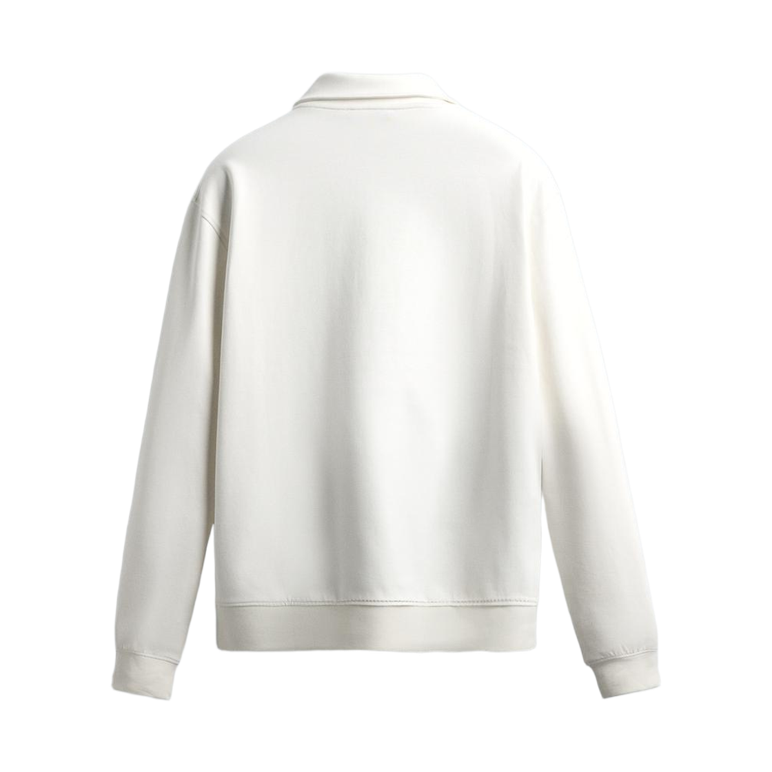 자라 인터락 폴로 지퍼 스웨트셔츠 스크래시 화이트(Zara Interlock Polo Zipper Sweatshirt Scrash White) - 2