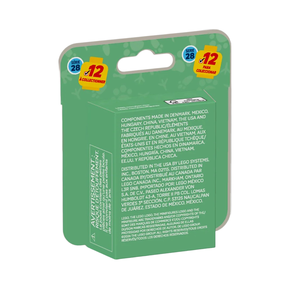 레고 미니피겨 동물 알바 시리즈 28 미개봉 랜덤박스 (1개입)(Lego Minifigures Animals Series 28 Sealed Case (1 Blind Box)) - 2