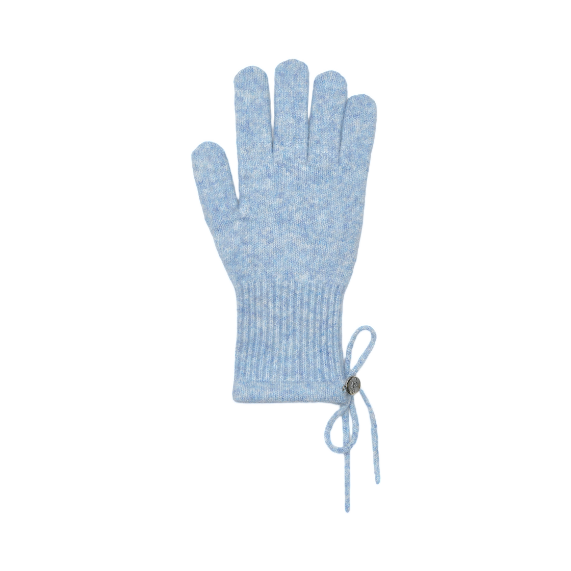 MK259OGV005MLB Matin Kim Ribbon Finger Hole Gloves In Light Blue