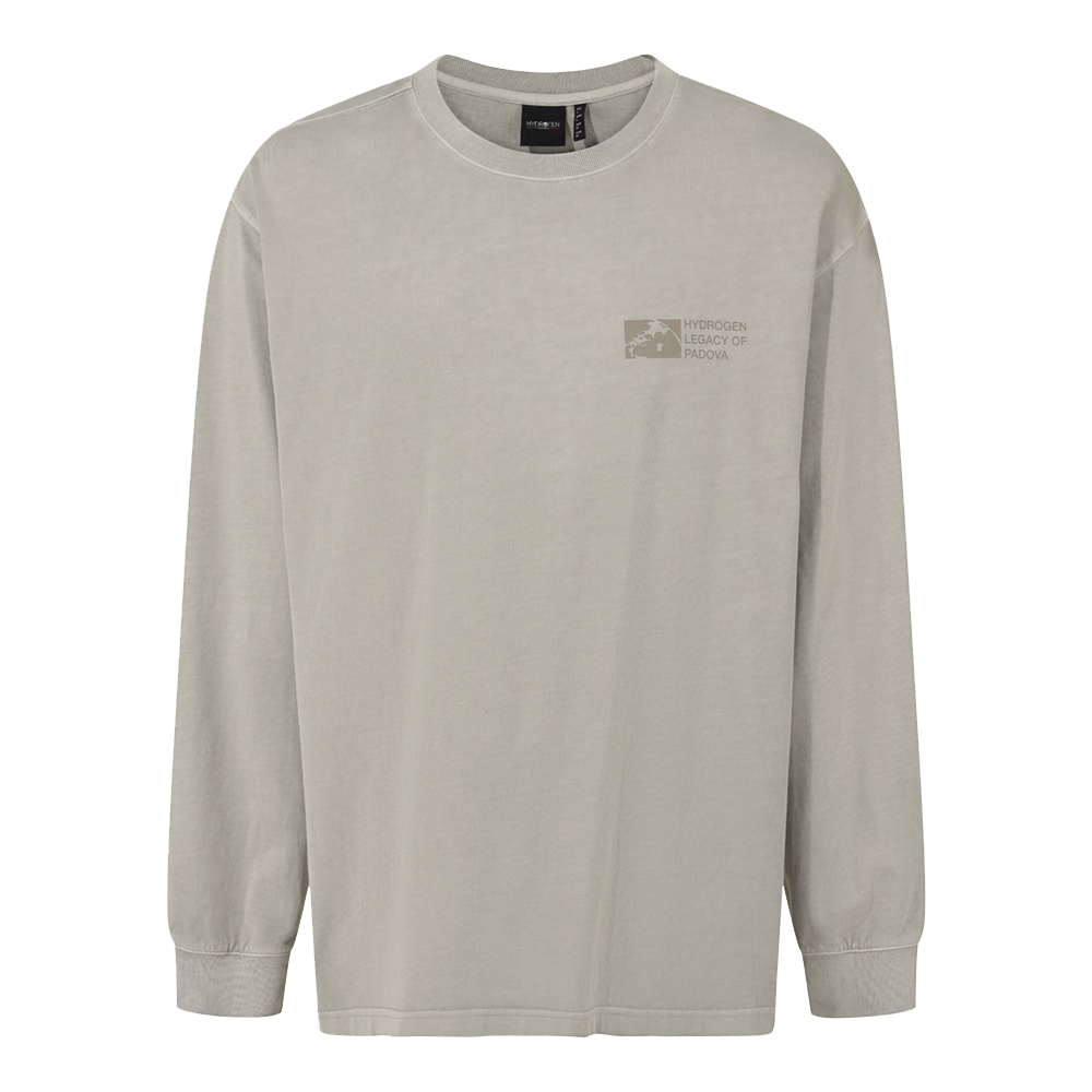 H11E3TL201 HYDROGEN Men's Legacy Dyed Long Sleeve Beige