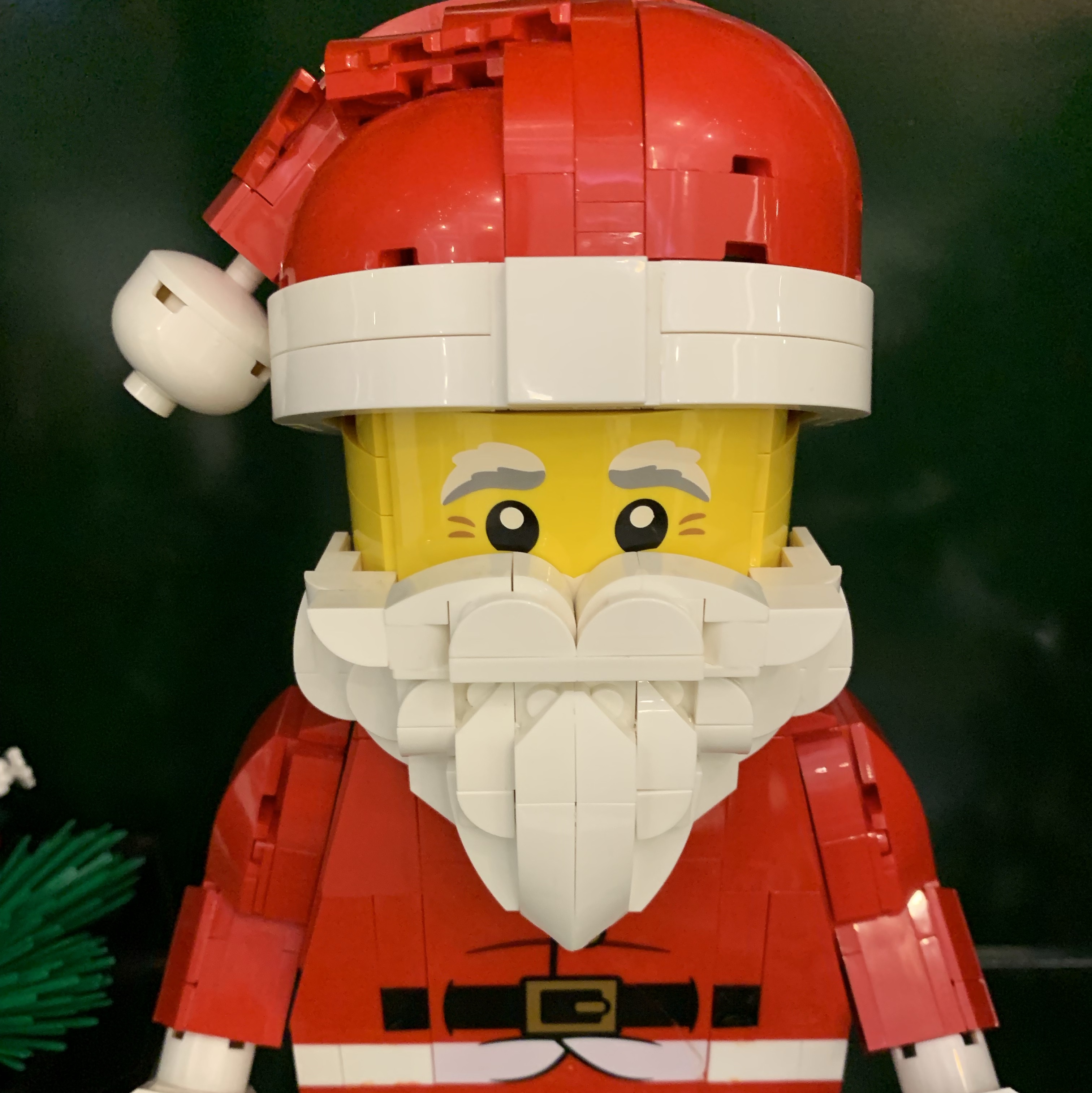 Lego Minifigures Up-Scaled Santa Minifigure 착용 스타일