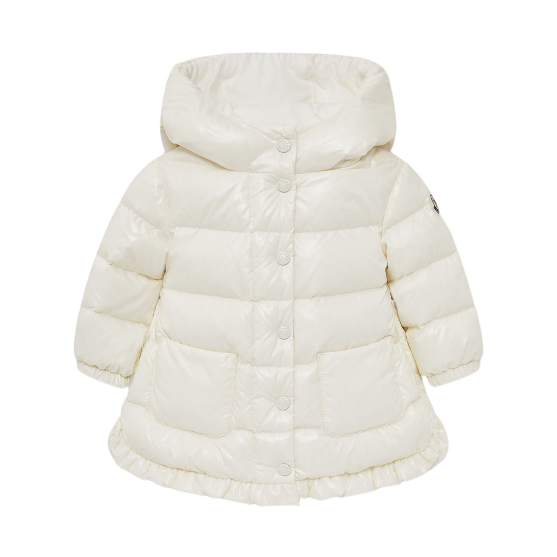 K2-951-1C00003-597Z8-034 (Kids) Moncler Dufar Hood Down Jacket White - 25FW