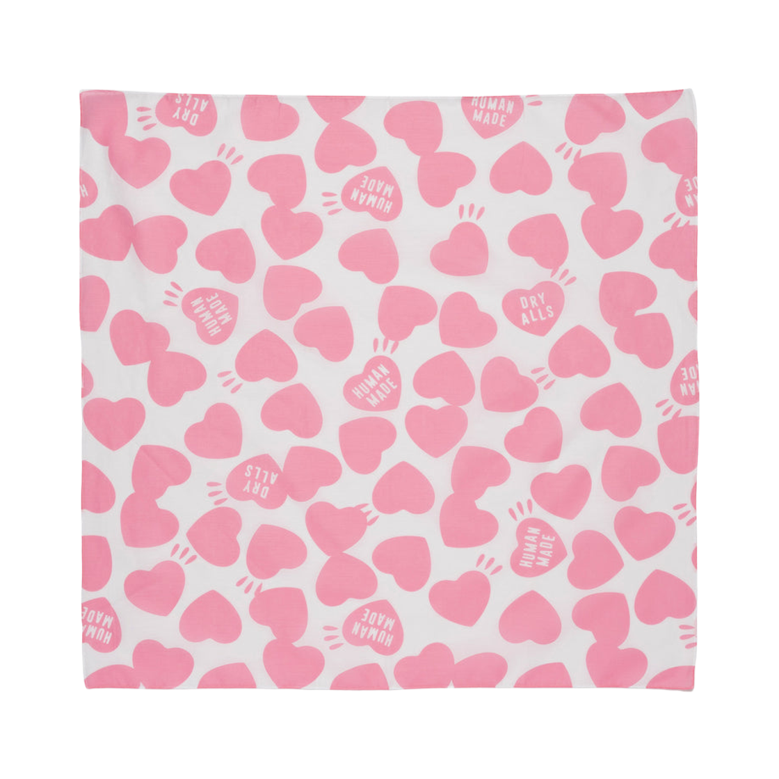 휴먼 메이드 하트 빅 반다나 핑크